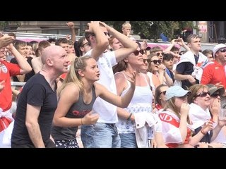 Leeds Fans Groan At Sterling's First-Half Chance - Sweden v England - Russia 2018 World Cup