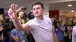 England Goalscorer Harry Maguire Plays Darts - Russia 2018 World Cup
