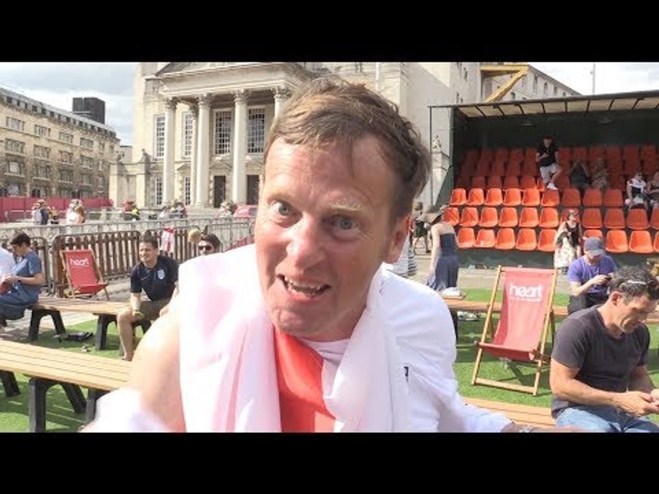 Fans In Leeds Celebrate England Reaching World Cup Semi-Finals - Interviews - Russia 2018 World Cup