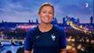 Mondial 2018: Pour le match France/Belgique, Anne Sophie Lapix fini le JT de France 2 en portant le maillot des bleus