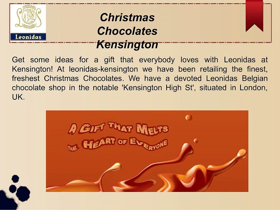 Christmas Chocolates Kensington