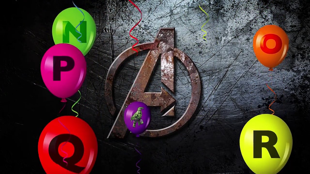 Avengers Videos ABC Song Alphabet Song ABC Nursery Rhymes ABC Song for Children Hulk Thor