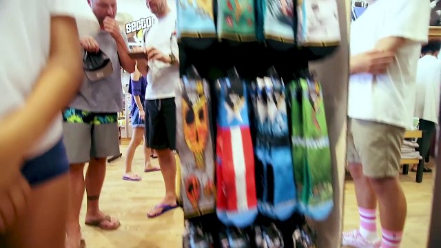 Santa Cruz Flash Mob Featuring MERGE4 Socks