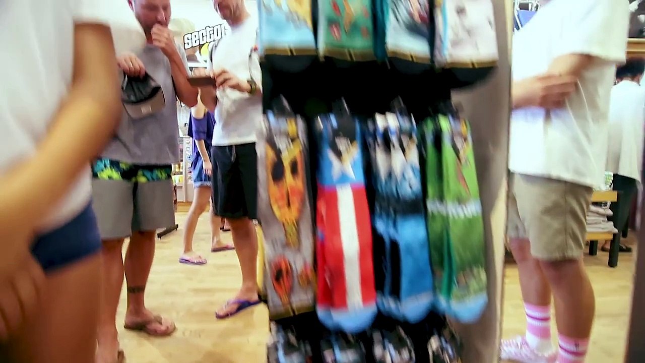 Santa Cruz Flash Mob Featuring MERGE4 Socks