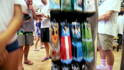 Santa Cruz Flash Mob Featuring MERGE4 Socks