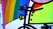 PEPPA PIG Coloring Book Pages Kids Fun Art Activities For Children Learning Rainbow Colors Bicycles