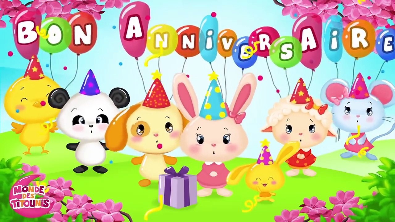 Joyeux Anniversaire La Musique Pour Les Enfants Titounis Meli Et Touni Video Dailymotion