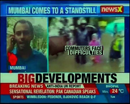 Mumbai rain leads to a standstill after heavy rainfall several areas remains waterlogged