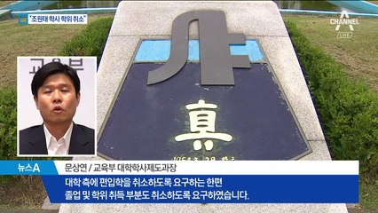 부정 편입학 의혹 사실로…“조원태 학사학위 취소”