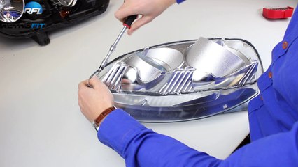 Volkswagen Golf MKV Mini H1 retrofit Bi-xenon projector