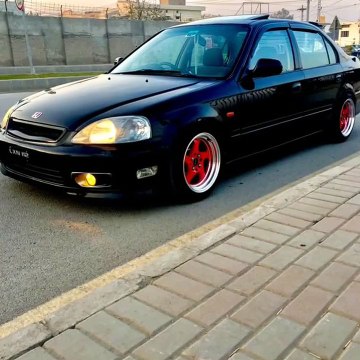 modified 2000 honda civic from peshawar pakistan viral