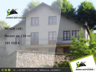 Maison A vendre Mende 138m2 + Terrain 400m2