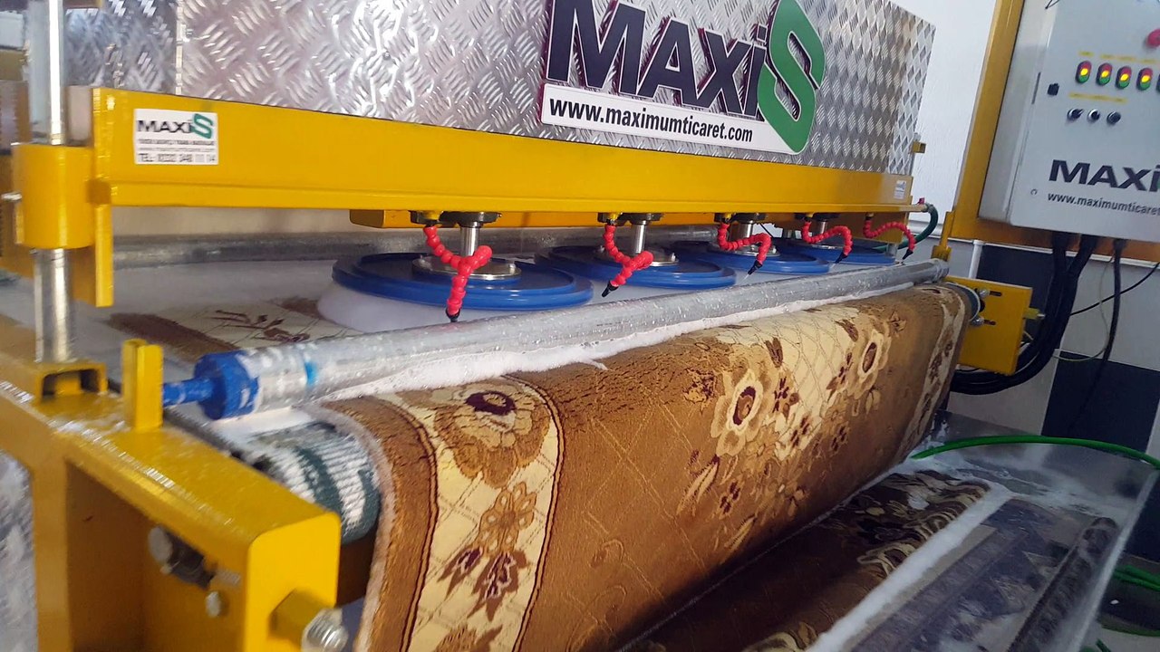 otomatik halı yıkama makinası,halı sıkma makinası maxis