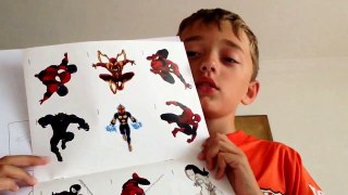 Review of spiderman colouring book