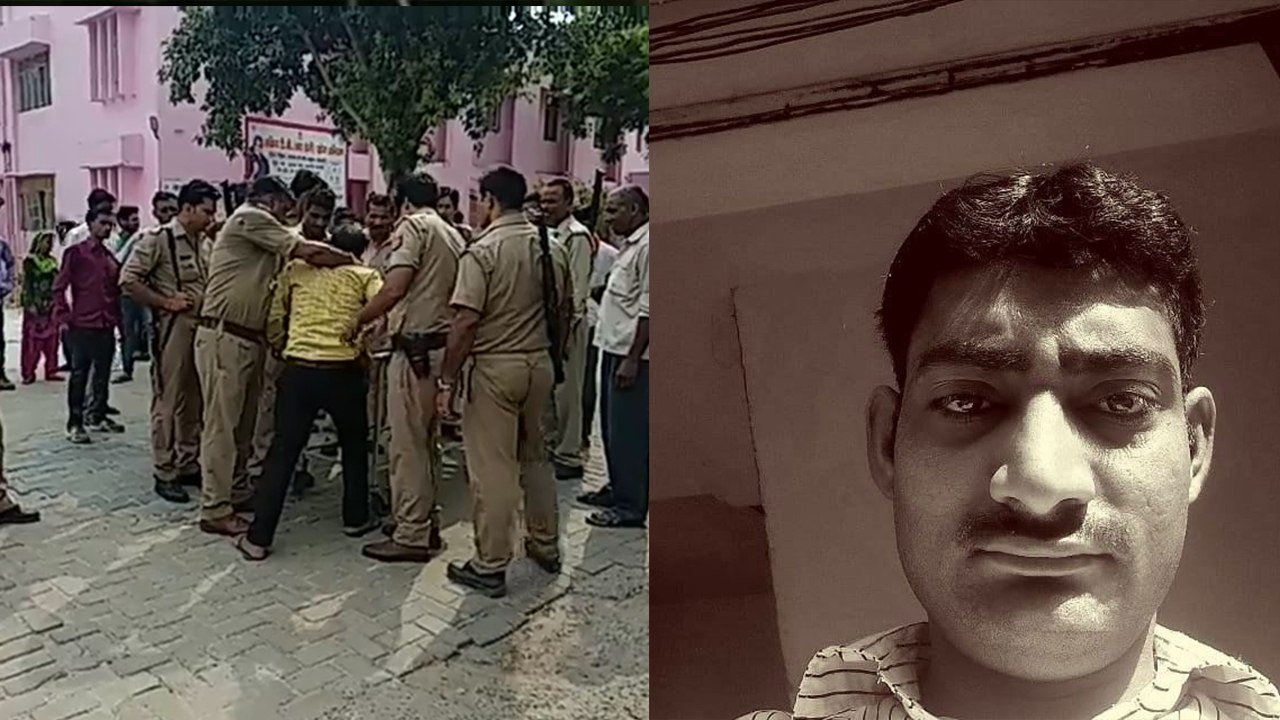 जमीनी विवाद में पुलिस के सामने युवक की गोली मारकर हत्या