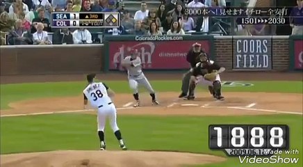 【永久保存版】イチロー！日本人で初めてアメリカ野球殿堂入りする男のヒット集1809本～1984本