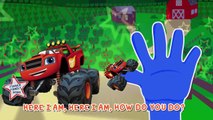 BLAZE and the MONSTER MACHINES - Finger Family Song [Nursery Rhyme] Toy PARODY Finger Fami