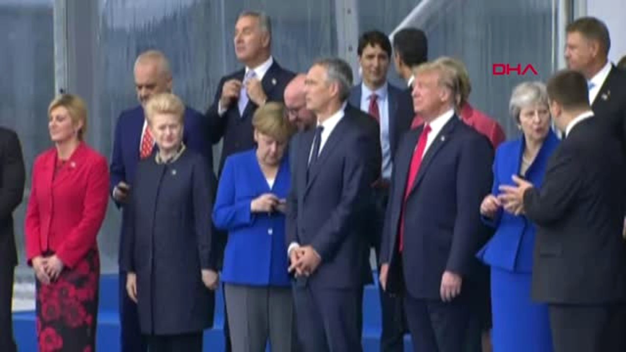 NATO Zirvesi ? NATO Genel Sektreteri Liderleri Karşıladı