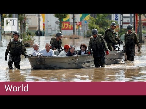 Floods and landslides wreak havoc in Japan