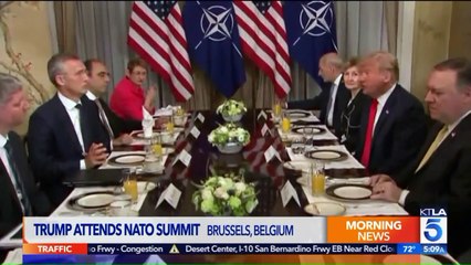 Trump Opens NATO Summit by Claiming Germany is 'Totally Controlled' by Russia