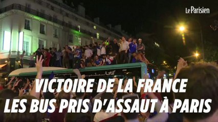 Victoire de la France : les bus pris d’assaut à Paris