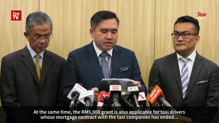 Cash grant for taxi drivers to buy new or used vehicle