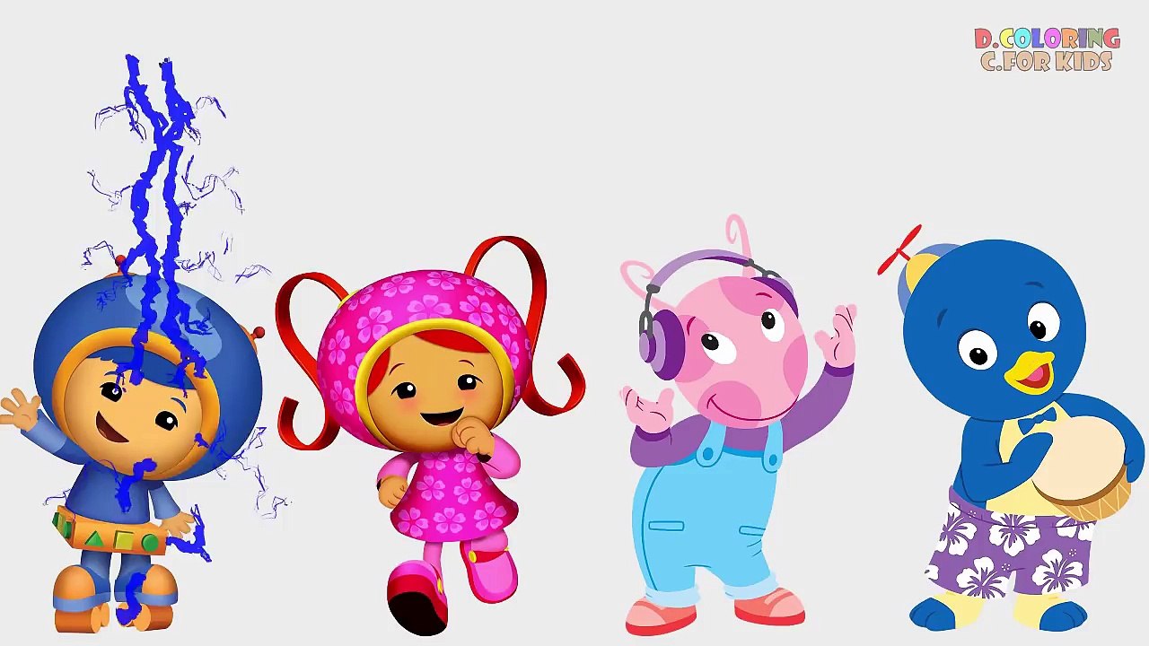 Wrong Face The_Backyardigans & Team Umizoomi Uniqua, Pablo, Milli, Geo ...