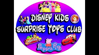 Peppa Pig new Surprise Play Doh Disney Princess Mickey Minnie Cinderella Magiclip Huevos Sorpresa