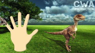 3D Dinosaur Finger Family | Nursery Rhymes for Children | (Dinosaurs)