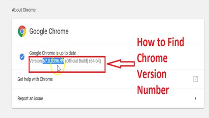 How to Locate Your Google Chrome Version Number