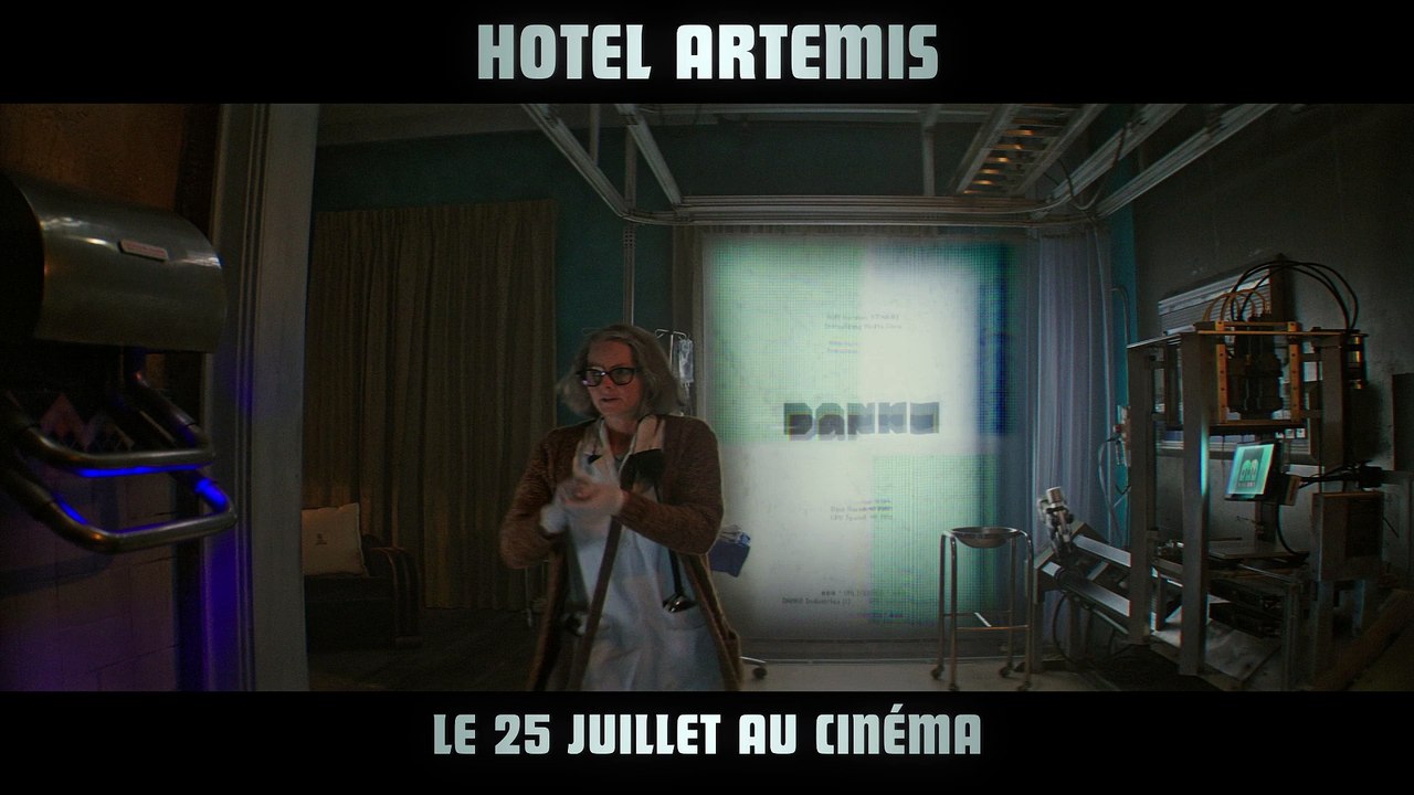 HOTEL ARTEMIS avec Jodie Foster,  Sofia Boutella et Dave Bautista