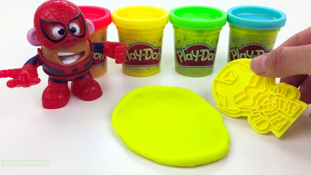Play Doh Marvel Avengers with Iron Man Hulk Captain America Molds and Surprise Toys Mr Potato Head