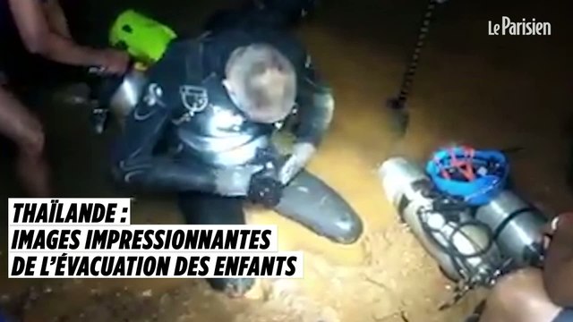 Thaïlande : images impressionnantes de l’évacuation des enfants
