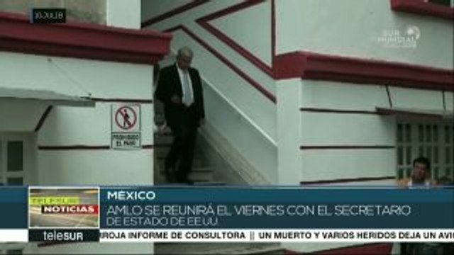 México: AMLO se reunirá el viernes con secretario de Estado de EE.UU.