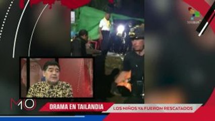 Maradona habla sobre los niños de Tailandia atrapados en una cueva
