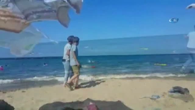 Karasu'da Denizde Nefes Kesen Kurtarma Operasyonu Kamerada