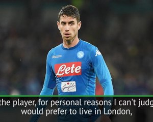 Jorginho snubs Man City for Chelsea move - Napoli owner