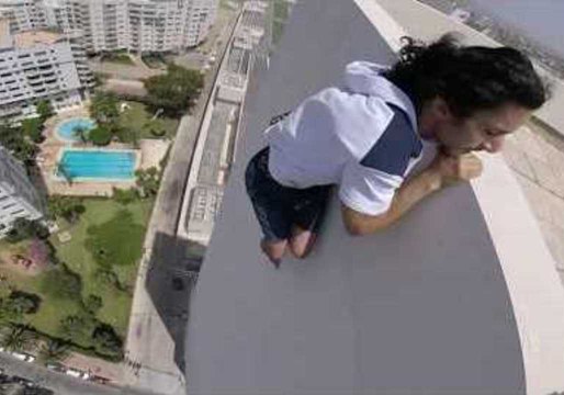 Daredevil Climbs Building in Morocco
