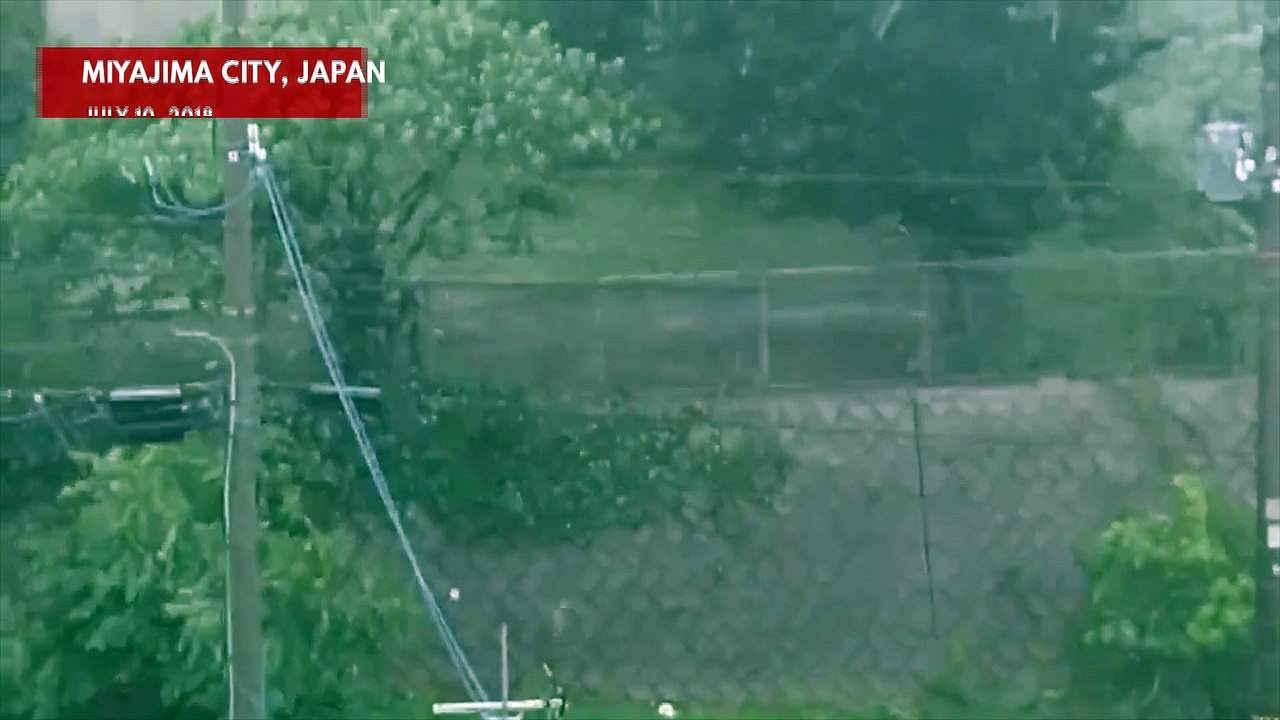 Typhoon Maria Hits Japan