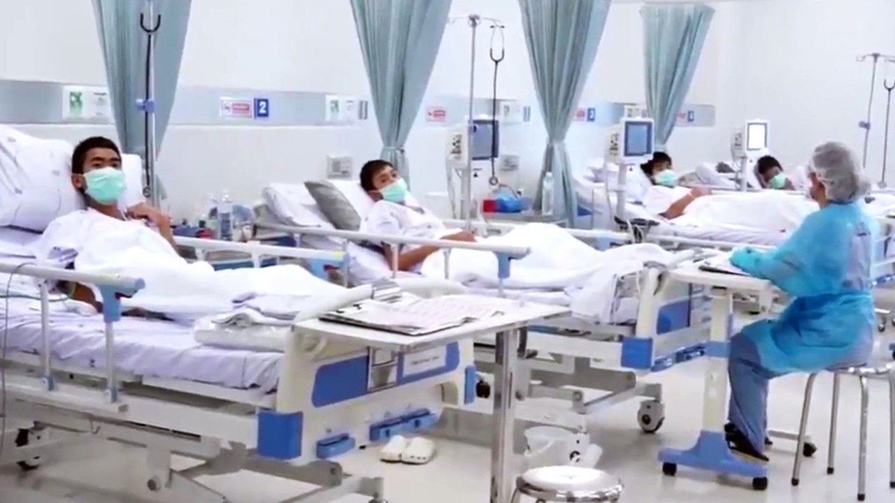 Primeras imágenes de los niños de Tailandia tras el rescate