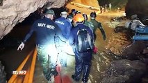 Les commandos de marine thaïlandais publient la vidéo du sauvetage des enfants coincés dans une grotte