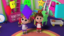 Formas Canção | Canções 3D para crianças | Learn Shapes | Nursery Rhymes | Kids Music | Shapes Songs