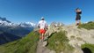 Suivre Kilian Jornet dans une descente (Marathon du Mont-Blanc)