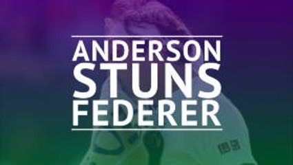 Wimbledon: Federer shocked by Anderson in five-set epic