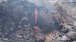 Lava oozes from fresh breakout of fissure 8 in Hawaii