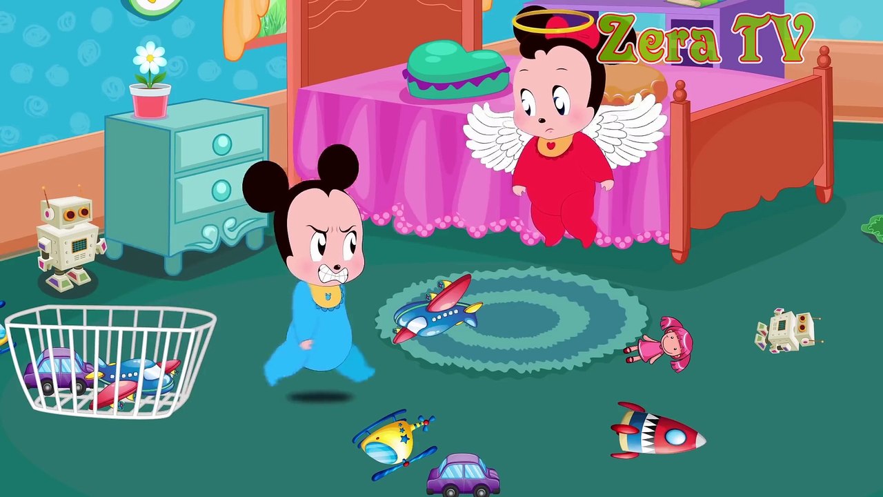 Mickey Mouse & Minnie Mouse Learn Colors Funny Story!! One Two Three Four Five Cartoon for Kids