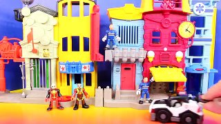 Imaginext Power Rangers Blue Green Pink Yellow Black Red Ranger Battle Putty Patrol Toys