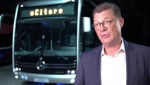 Weltpremiere des neuen Mercedes-Benz eCitaro - Interview Till Oberwörder