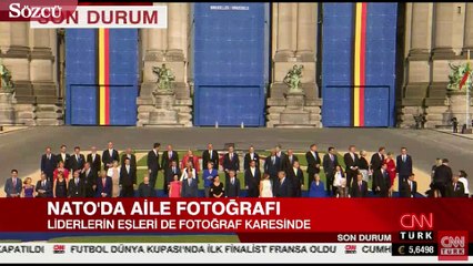 NATO aile fotoğrafından renkli görüntüler