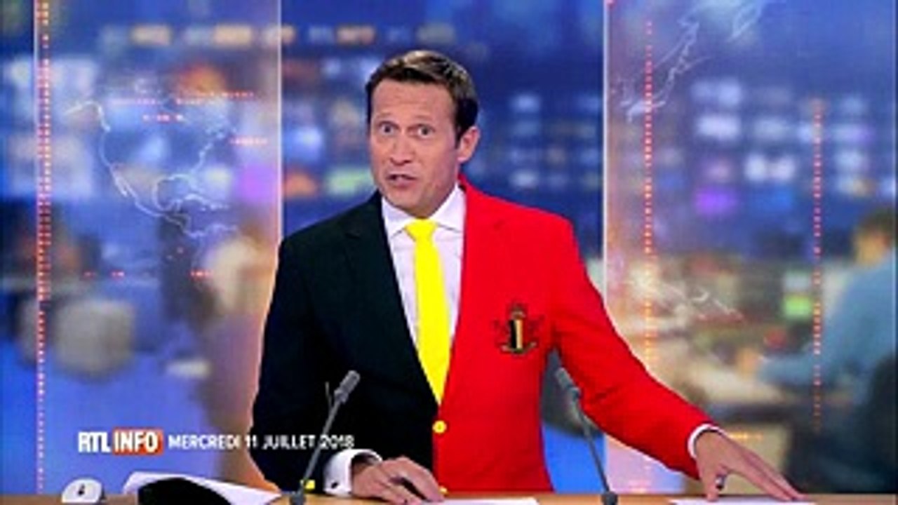 Le costume de Michel De Maegd pour le journal sur RTL-TVI n'est pas passé inaperçu